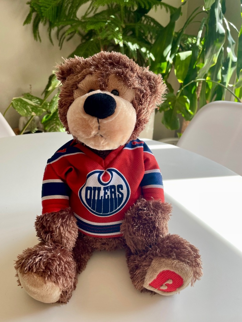 Oilers Gund Bear